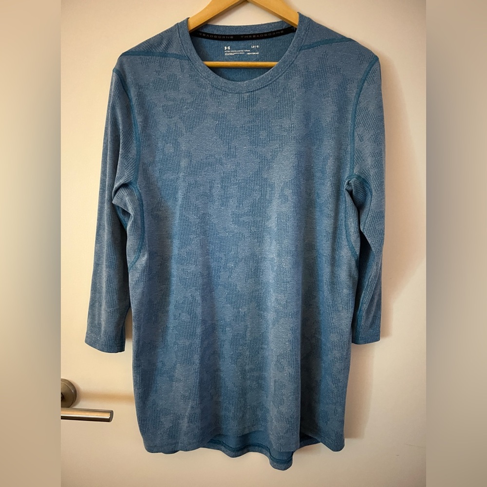 Under Armor man 3/4 sleeve shirt Large